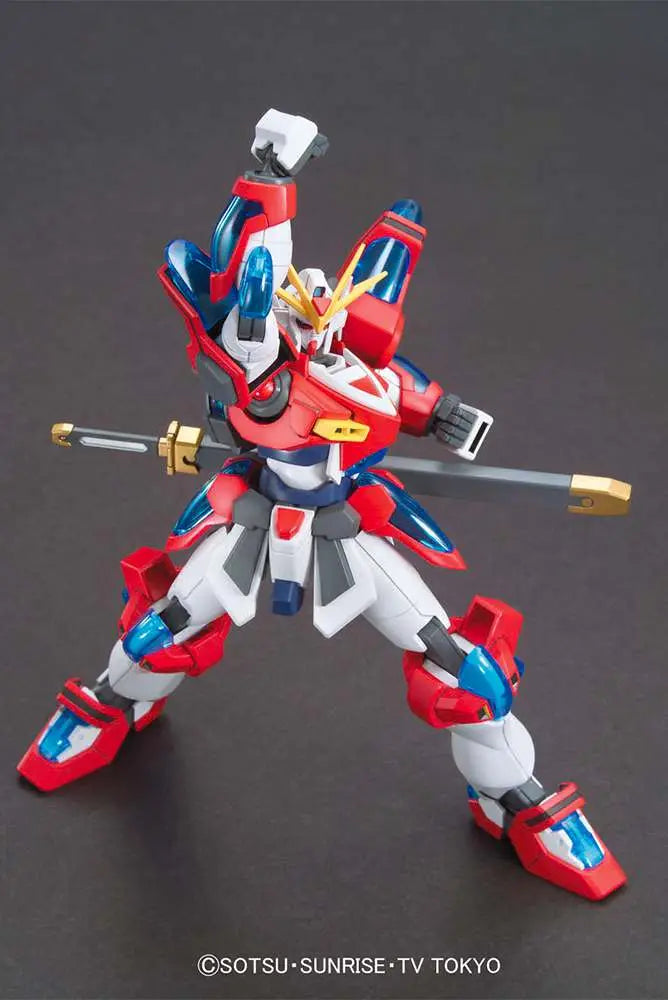 BANDAI - GUNDAM HG BF BURNING KAMIKI 1/144 MODEL KIT 13 cm