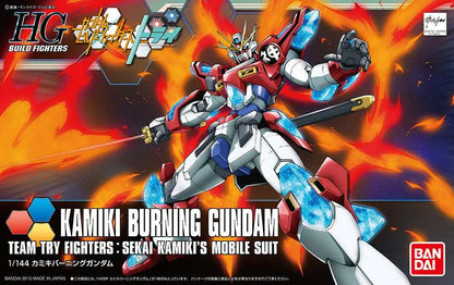 BANDAI - GUNDAM HG BF BURNING KAMIKI 1/144 MODEL KIT 13 cm
