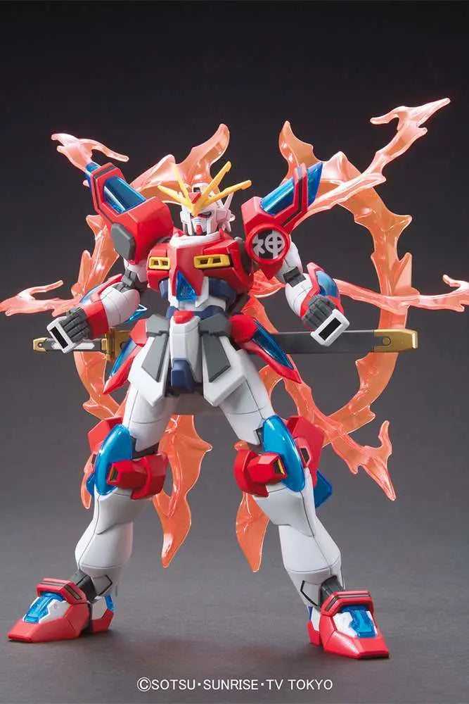 BANDAI - GUNDAM HG BF BURNING KAMIKI 1/144 MODEL KIT 13 cm