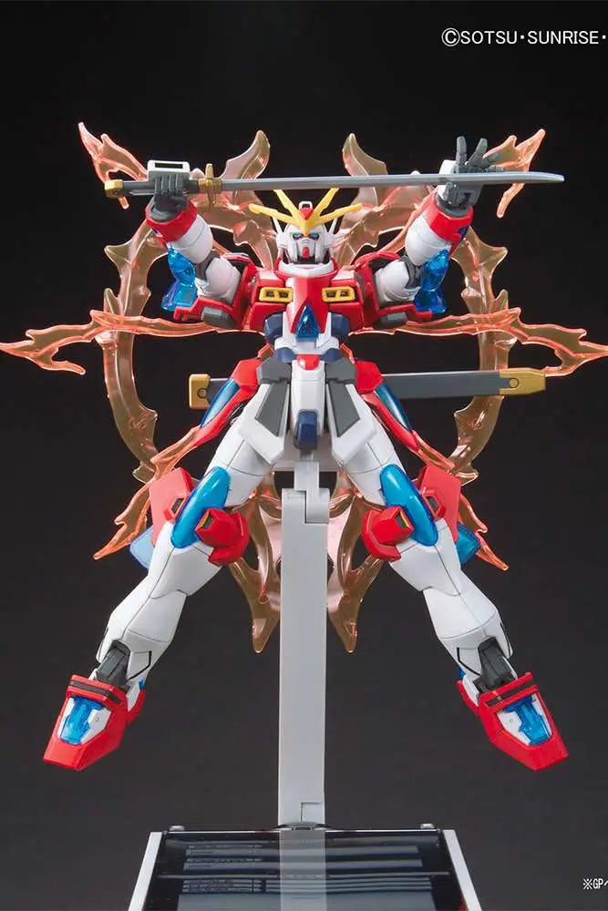 BANDAI - GUNDAM HG BF BURNING KAMIKI 1/144 MODEL KIT 13 cm