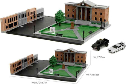 JADA TOYS BACK FUTURE CLOCK TOWER NANO SCENE DIORAMA