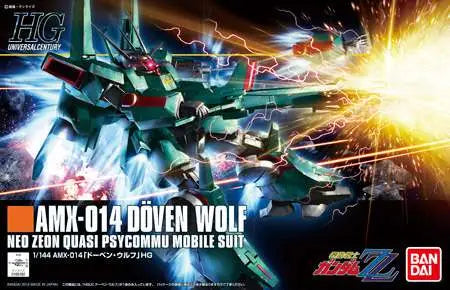 BANDAI HGUC DOOBEN WOLF 1/144 MODEL KIT 13 cm