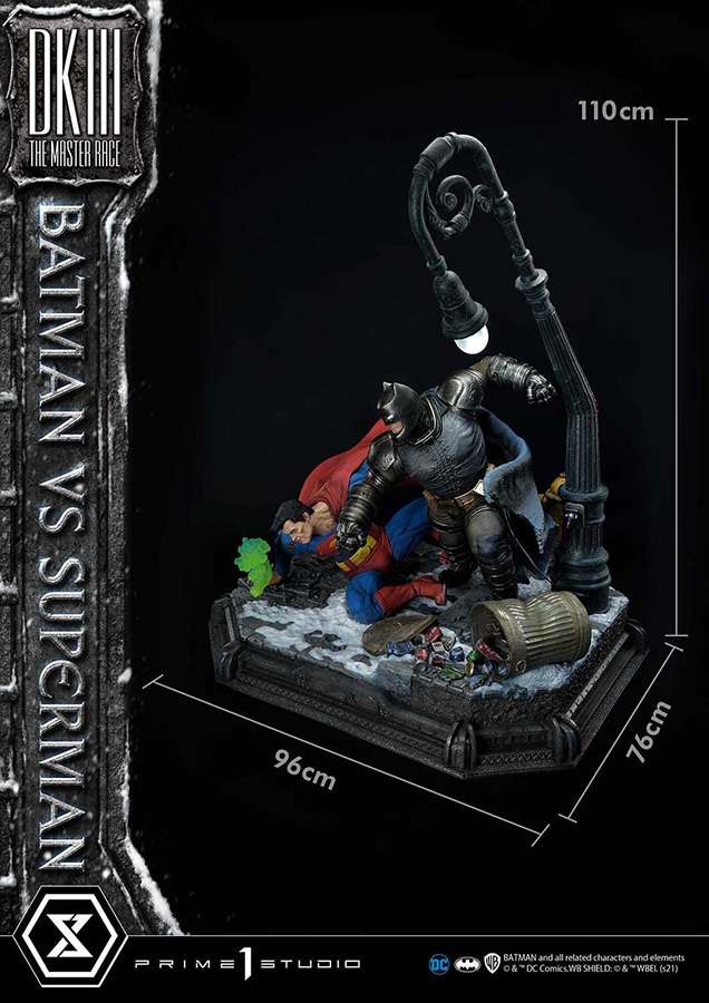 PRIME 1 DARK KNIGHT III BATMAN SUPERMAN BONUS STATUA 110 cm