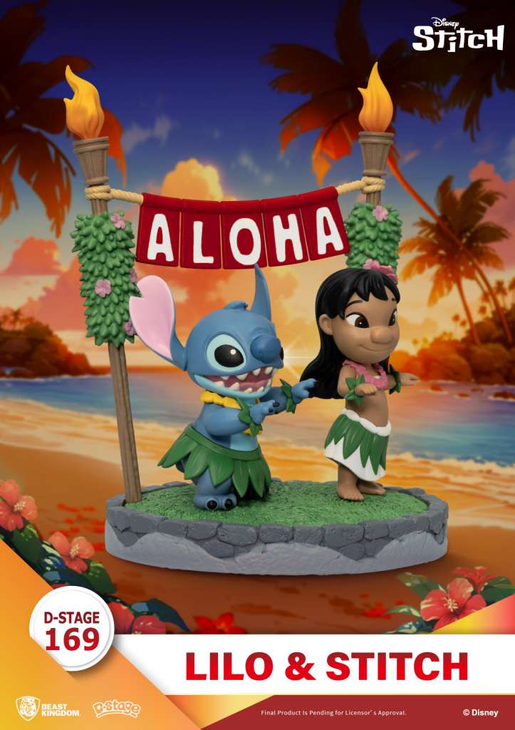 BEAST KINGDOM LILO & STITCH STITCH D-STAGE STATUA 16 cm
