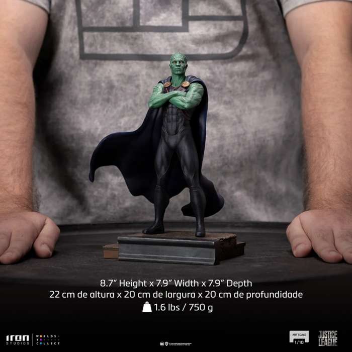 IRON STUDIOS SNYDER JL MARTIAN MANHUNTER CCXP ST 1/10 STATUA 22 cm