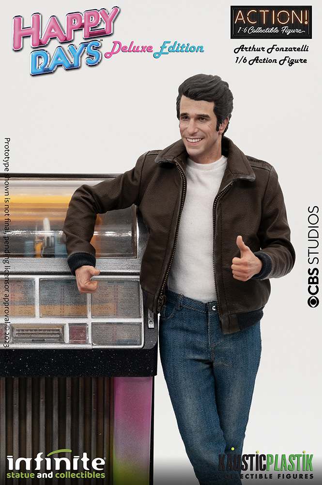 FONZIE HAPPY DAYS W/JUKE-BOX 1/6 AF DLX