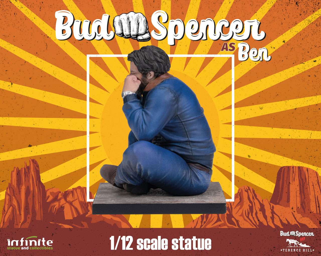 BUD SPENCER AS BEN 1/12 STATUE