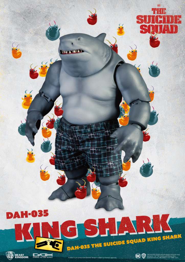 THE SUICIDE SQUAD DYNAMIC 8CTION HEROES ACTION FIGURA 1/9 KING SHARK 21 CM BEAST KINGDOM TOYS