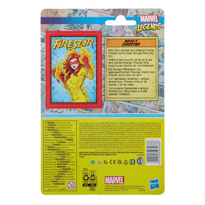 HASBRO - MARVEL LEGENDS RETRO FIRESTAR AF ACTION FIGURE