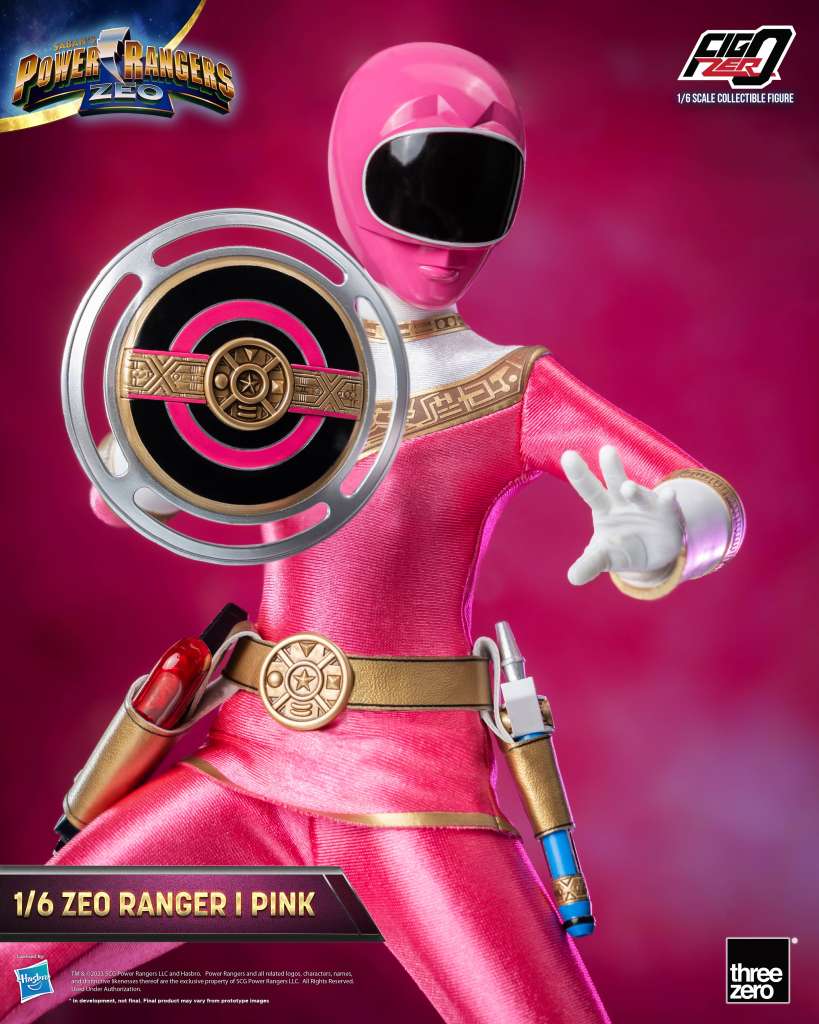 THREEA TOYS/THREEZERO POWER RANGERS ZEO RANGER I PINK 1/6 ACTION FIGURE 30 cm