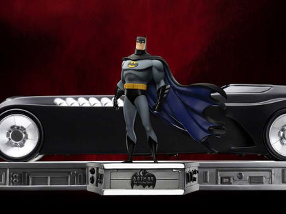 BATMAN TAS BATMAN + BATMOBILE 1/10STATUE