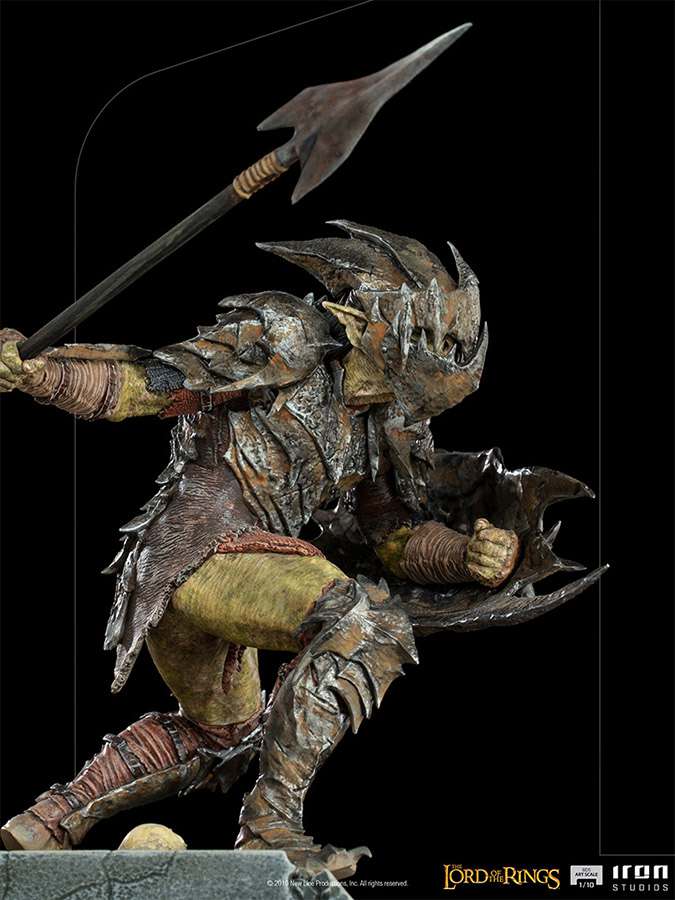 IRON STUDIOS LOTR ARMORED ORC ART 1/10 STATUA 20 cm