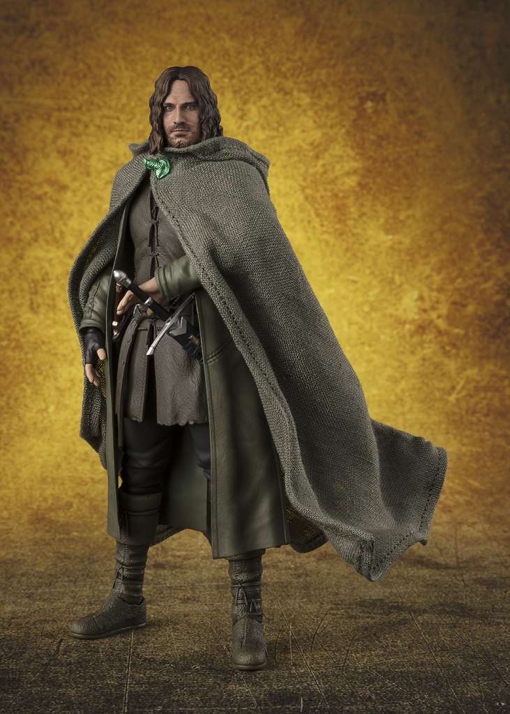 BANDAI SHF LORD RINGS FELLOWOSHIP ARAGORN ACTION FIGURE 15.5 cm