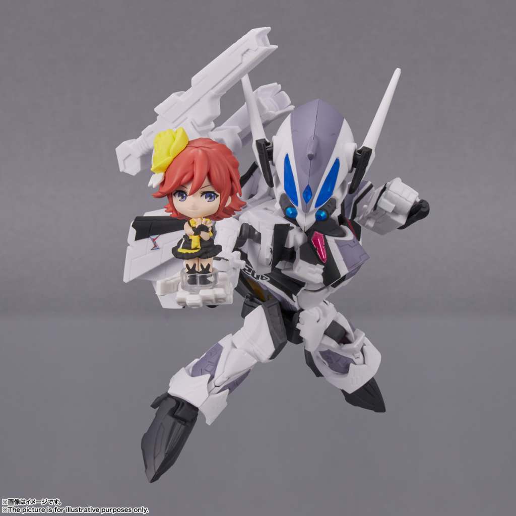 BANDAI MACROSS VF-31F SIEGFRIED KANAME TINY SES ACTION FIGURE 10 cm