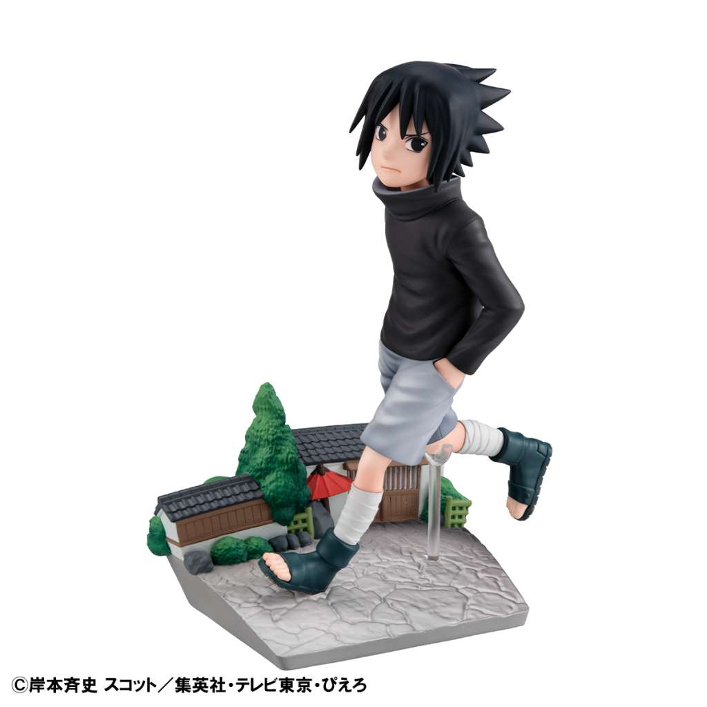 NARUTO SHIPPUDEN G.E.M. SERIES PVC STATUA SASUKE UCHIHA GO! 14 CM MEGAHOUSE