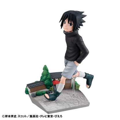 NARUTO SHIPPUDEN G.E.M. SERIES PVC STATUA SASUKE UCHIHA GO! 14 CM MEGAHOUSE