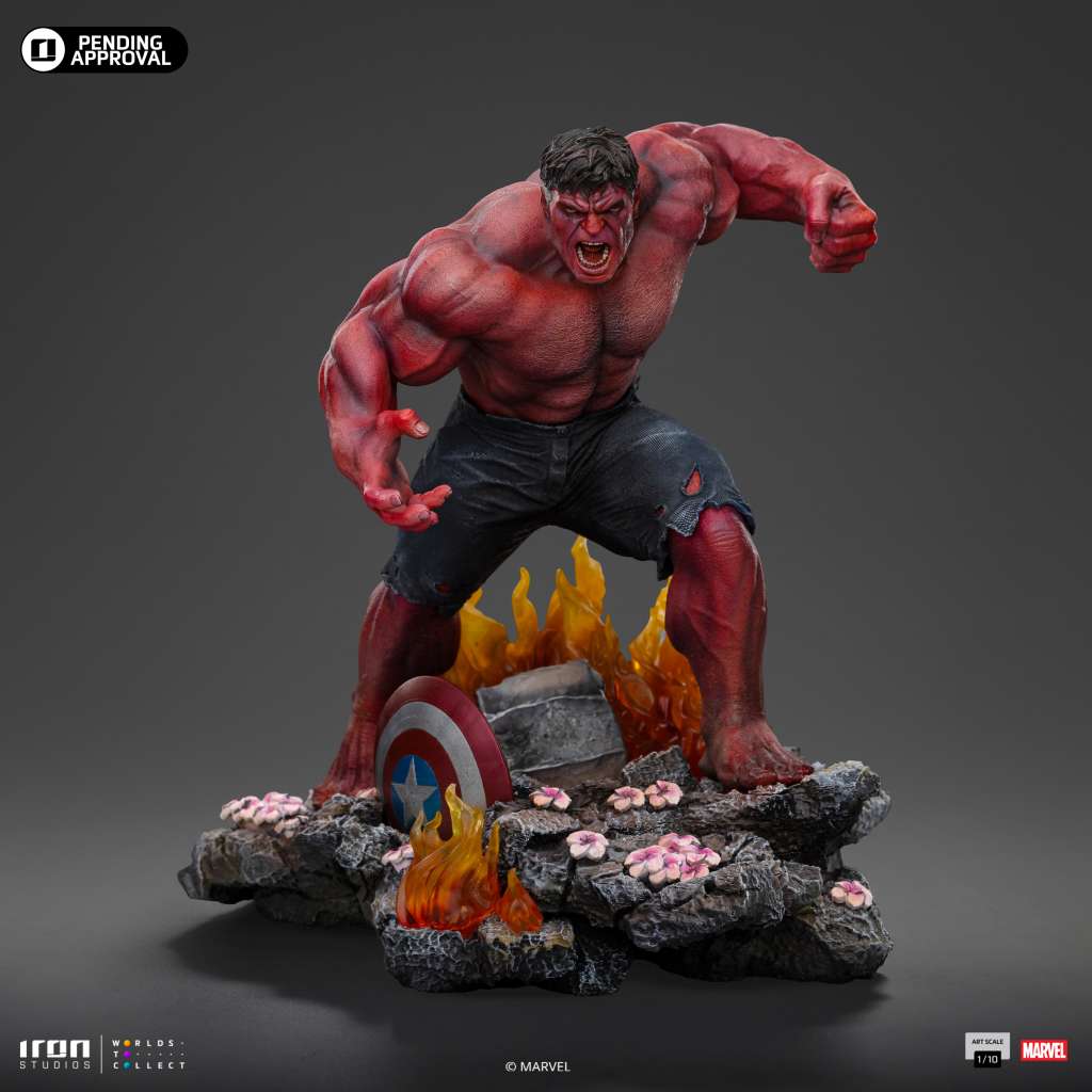 CAPTAIN AMERICA BRAVE RED HULK 1/10 ST