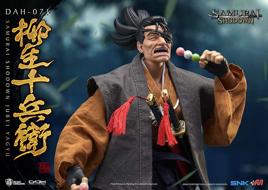 BEAST KINGDOM SAMURAI SHODOWN JUBEI YAGYU DAH ACTION FIGURE 21 cm