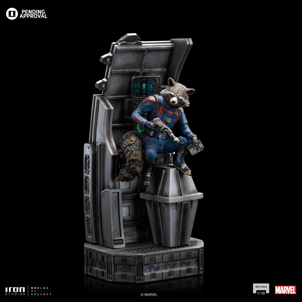 GOTG 3 ROCKET RACOON 1/10 STATUE