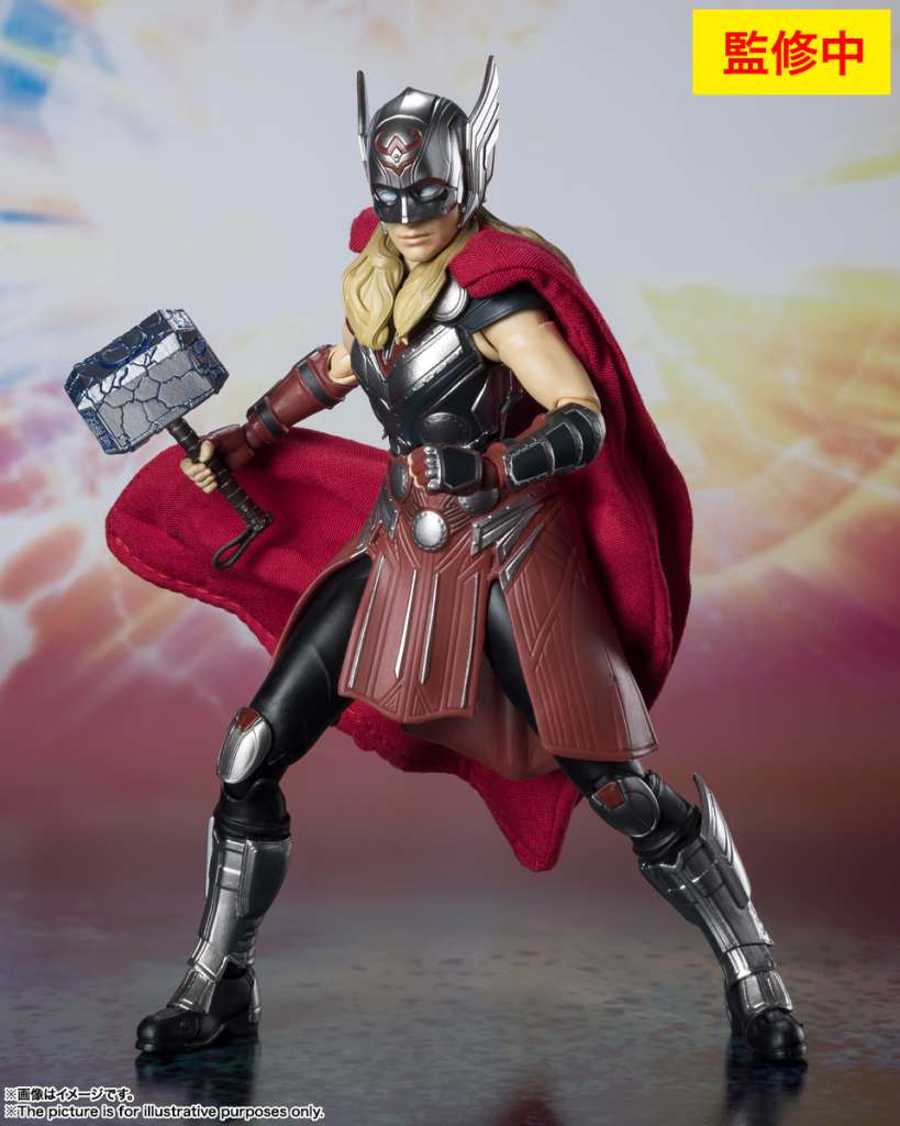 BANDAI SHF THOR LOVE & THUNDER MIGHTY THOR ACTION FIGURE 14 cm