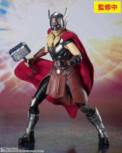 BANDAI SHF THOR LOVE & THUNDER MIGHTY THOR ACTION FIGURE 14 cm
