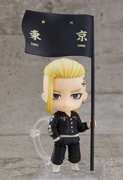 TOKYO REVENGERS NENDOROID ACTION FIGURA DRAKEN (KEN RYUGUJI) 10 CM ORANGE ROUGE
