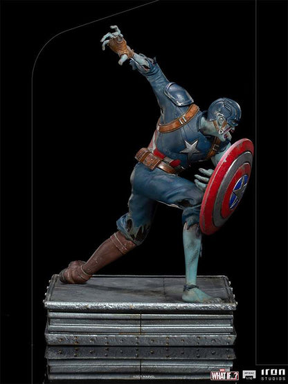 WHAT IF ZOMBIE CAPT AMERICA 1/10 ART ST