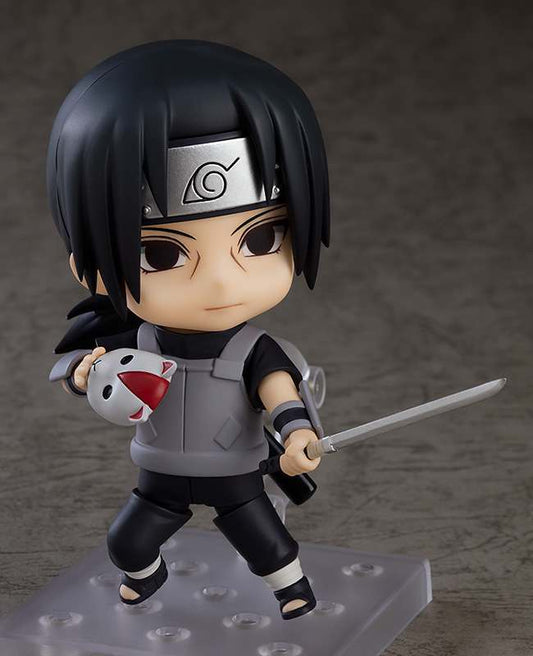 NARUTO SHIPPUDEN NENDOROID PVC ACTION FIGURA ITACHI UCHIHA: ANBU BLACK OPS VER. 10 CM GOOD SMILE COMPANY