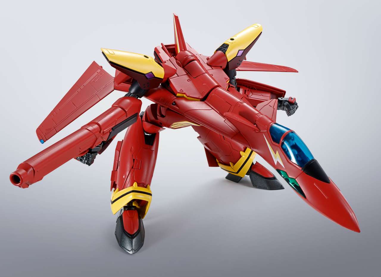 BANDAI HI-METAL MACROSS 7 VF-19 CUSTOM FIRE VALKYRIE HI-METAL ACTION FIGURE 14 cm