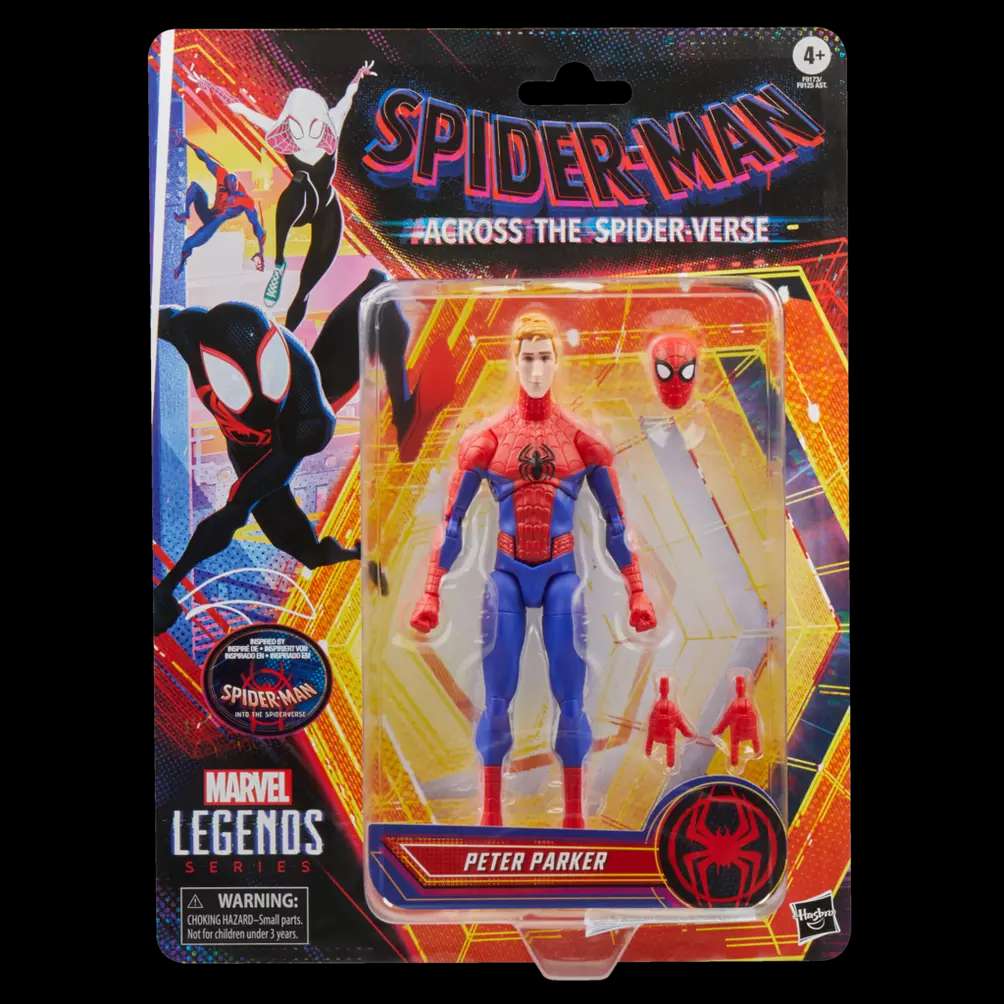 HASBRO SPIDER-MAN & PETER PARKER - MARVEL LEGENDS ACROSS SPIDER-VERSE ACTION FIGURE