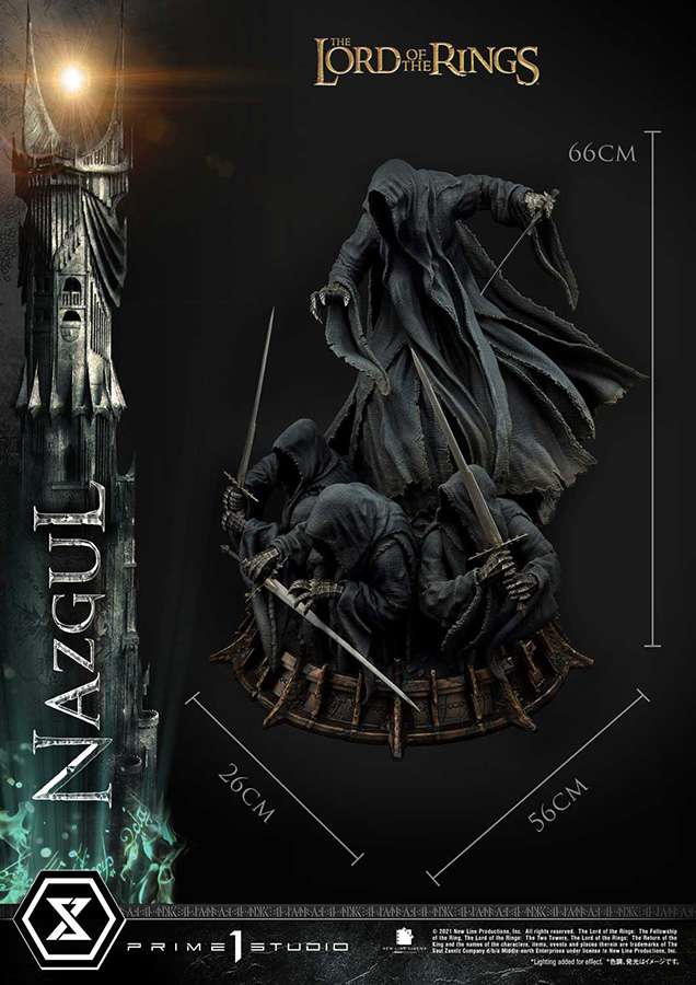 PRIME 1 LOTR NAZGUL BONUS VERSION STATUA 66 cm