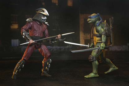 TMNT 1990 ROOF TOP SHRED VS LEO 2PACK AF