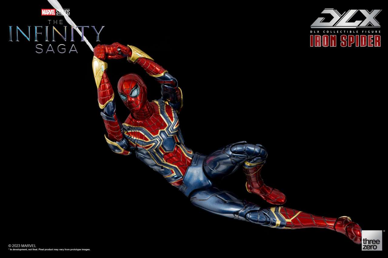 THREEA TOYS/THREEZERO INFINITY SAGA IRON SPIDER DLX AF ACTION FIGURE 16.50 cm