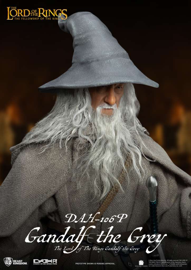 BEAST KINGDOM LOTR GANDALF GREY DAH AF ACTION FIGURE 20.5 cm