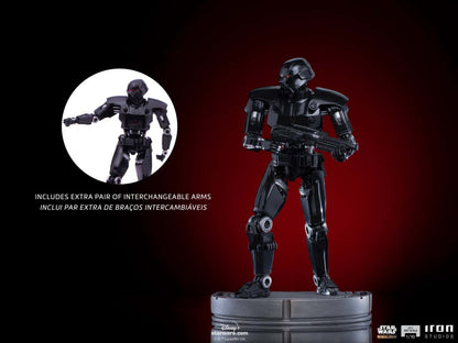 IRON STUDIOS MANDALORIAN DARK TROOPER 1/10 STATUA 24 cm
