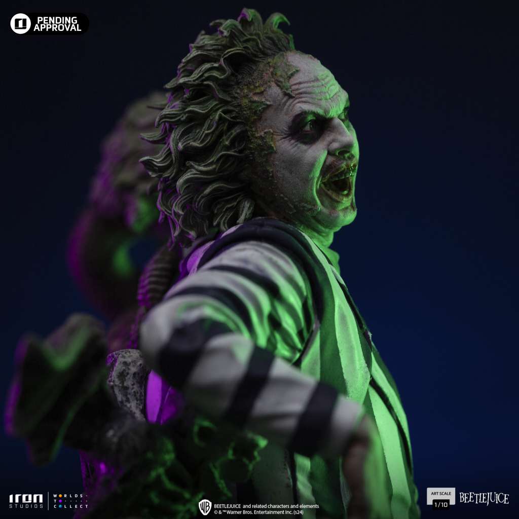 IRON STUDIOS BEETLEJUICE 1/10 STATUA 19 cm