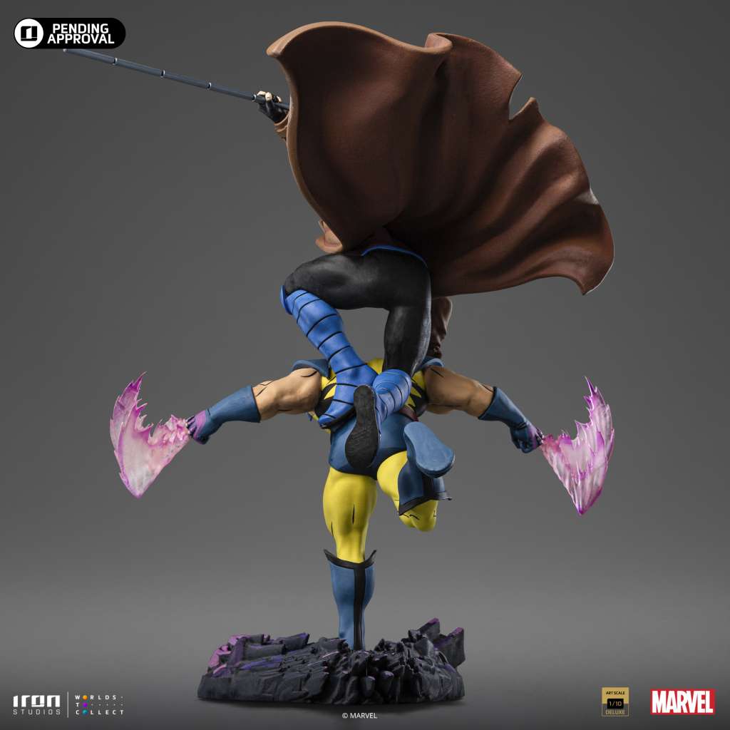 IRON STUDIOS X-MEN 97 WOLVERINE & GAMBIT 1/10 STATUA 30 cm