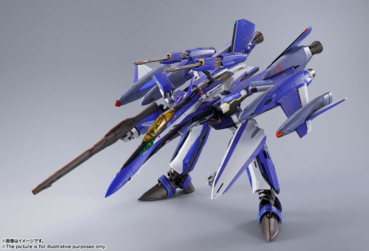 BANDAI DX MACROSS YF-29 DURANDAL VALKIRIE SET ACTION FIGURE 22 cm