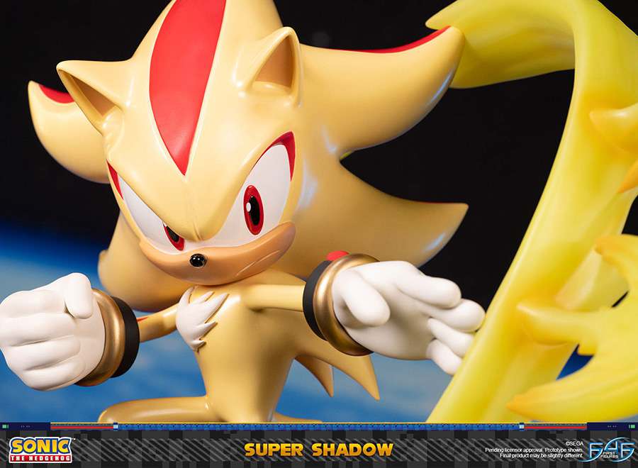 SONIC SUPER SHADOW STATUE