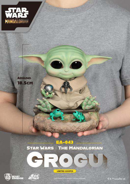BEAST KINGDOM EGG ATTACK SW MANDALORIAN GROGU STATUA W24xD16.5xH18cm
