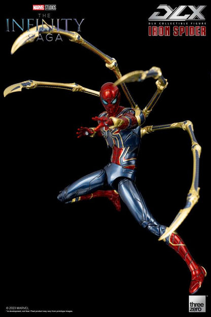 THREEA TOYS/THREEZERO INFINITY SAGA IRON SPIDER DLX AF ACTION FIGURE 16.50 cm