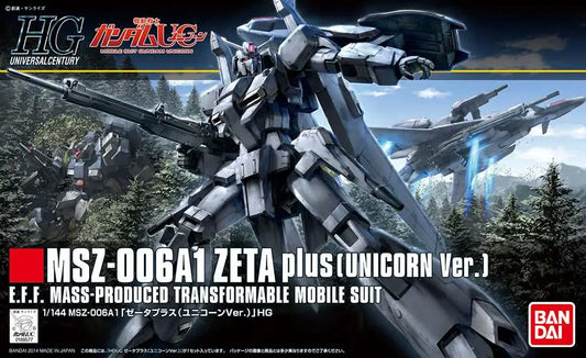 BANDAI HGUC ZETA PLUS UNICORN VER 1/144 MODEL KIT 12 cm