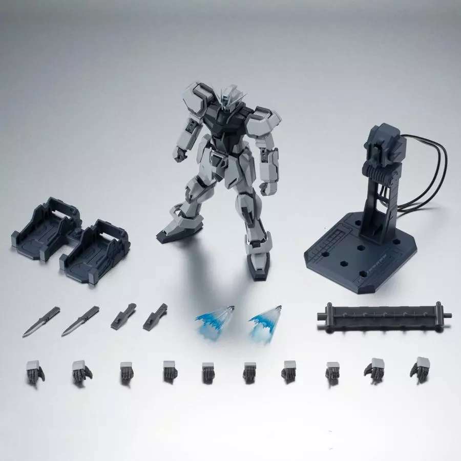 BANDAI - GUNDAM ROBOT SPIRITS <SIDE MS> GAT-X105 STRIKE DEACTIVE MODE VER. .N.I.M.E. ACTION FIGURE 14.5 cm