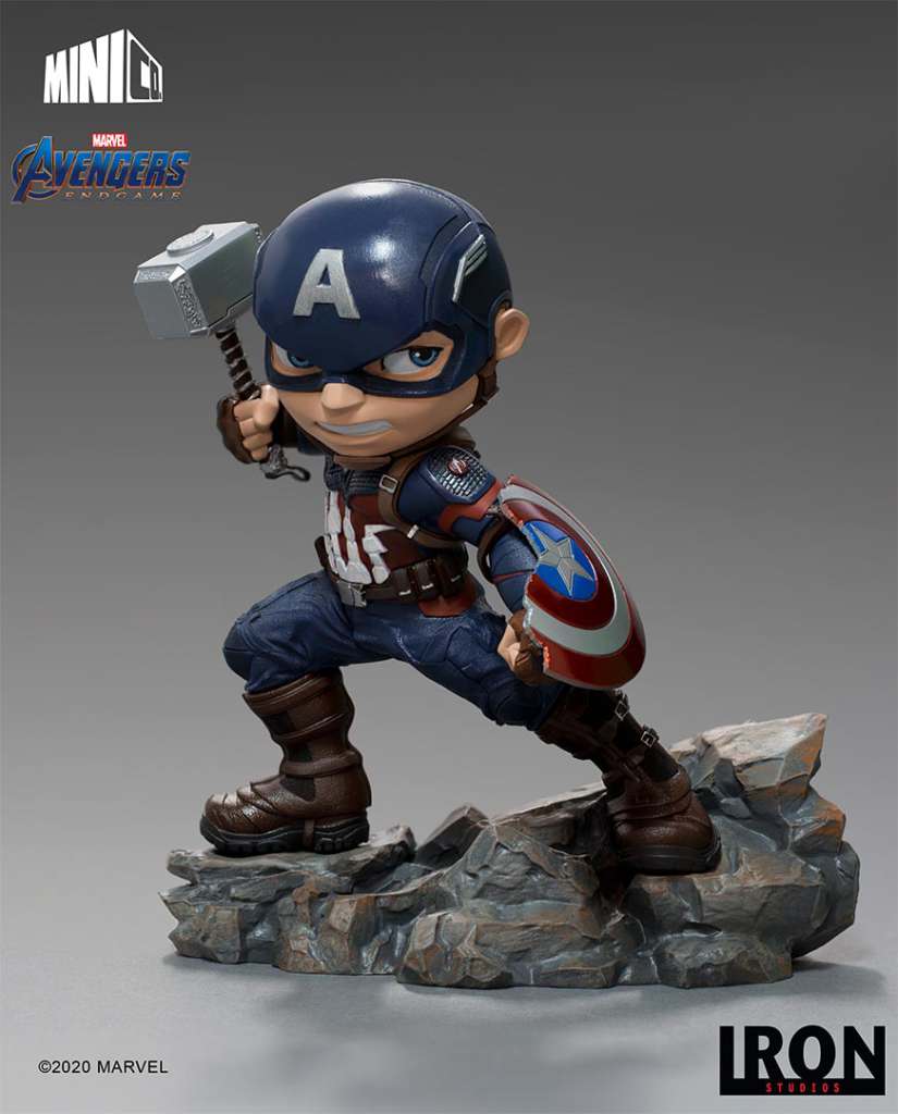IRON STUDIOS AVENGERS ENDGAME CAPTAIN AMERICA MINICO STATUA 16 cm