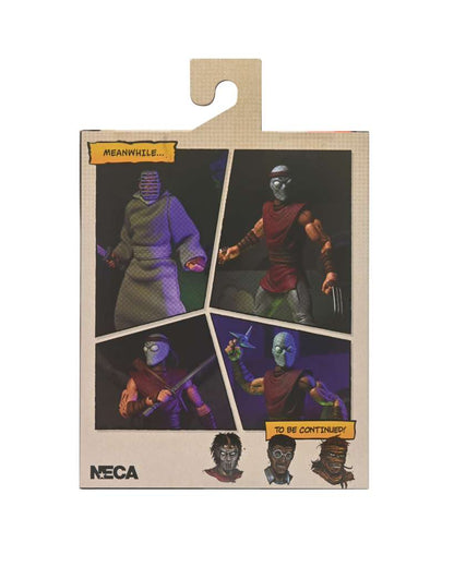 TARTARUGHE NINJA (MIRAGE COMICS) ACTION FIGURA FOOT NINJA CLASSIC COLORS 18 CM NECA