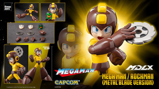 THREEA TOYS/THREEZERO MEGA MAN METAL BLADE VERSION MDLX ACTION FIGURE 10 cm
