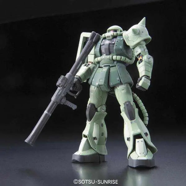 BANDAI RG ZAKU II MS-06F 1/144 MODEL KIT 13 cm