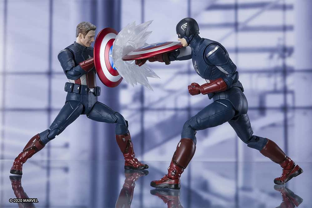 AVENGERS ENDGAME CAP AMERICA VS CAP SHF
