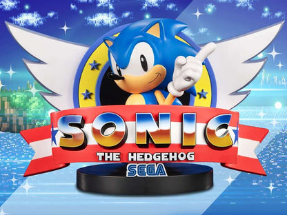 SONIC THE HEDGEHOG TITLE SCREEN STATUE