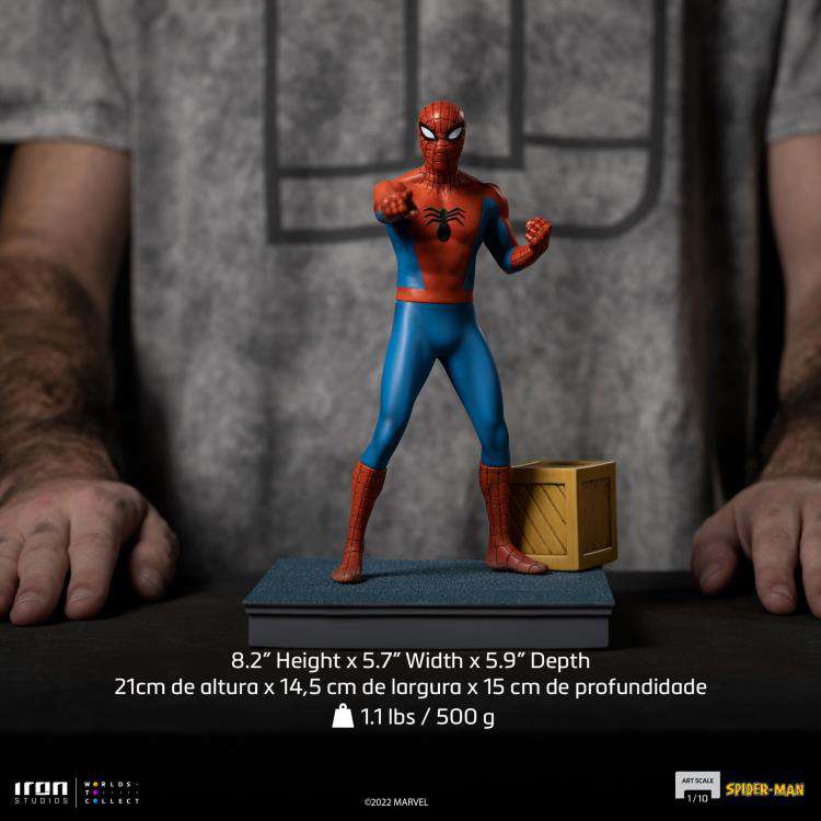 IRON STUDIOS SPIDER-MAN ANIMATED 60S 1/10 STATUA 21 cm